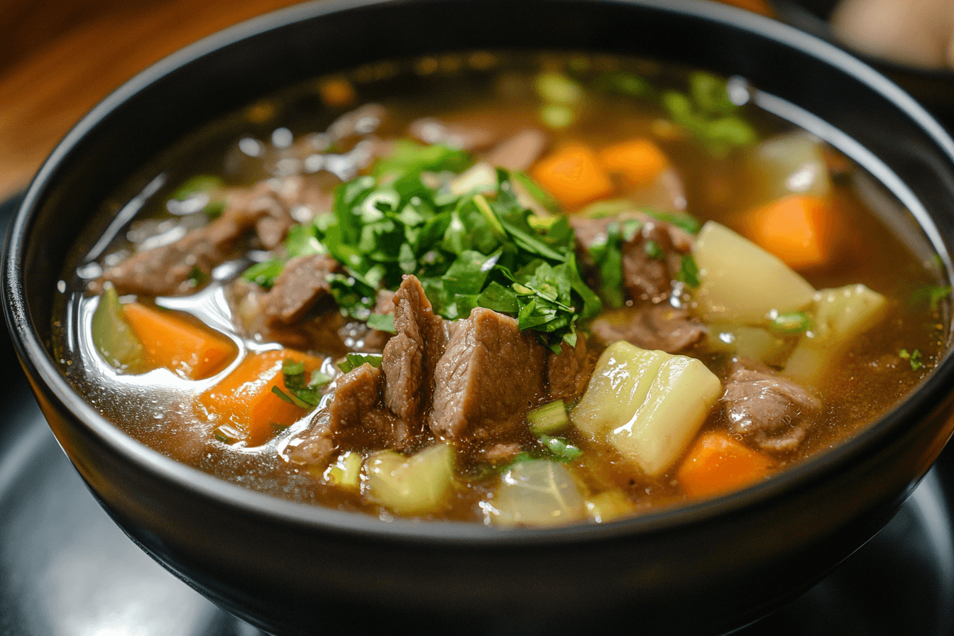 vegetable beef soup