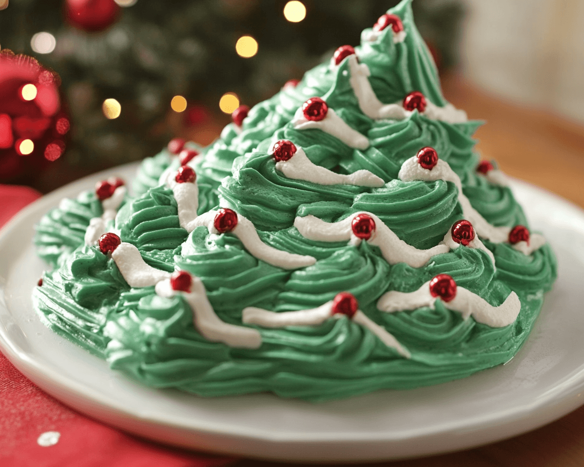 christmas tree cake dip