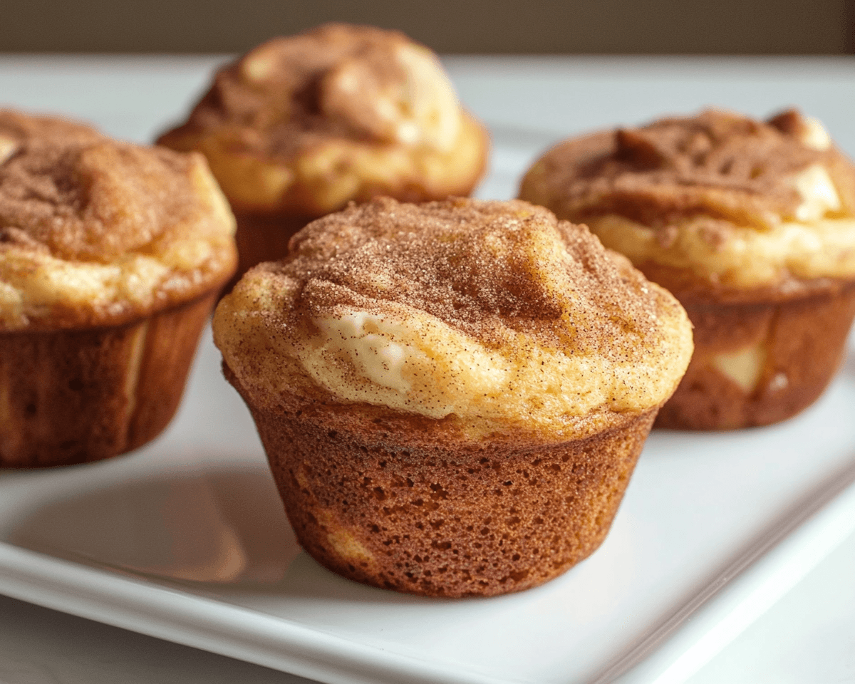 Gooey Cinnamon Cream Cheese Muffins