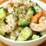 shrimp avocado cucumber salad