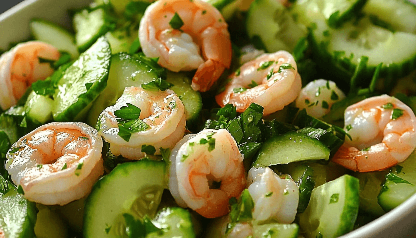 cucumber shrimp salad