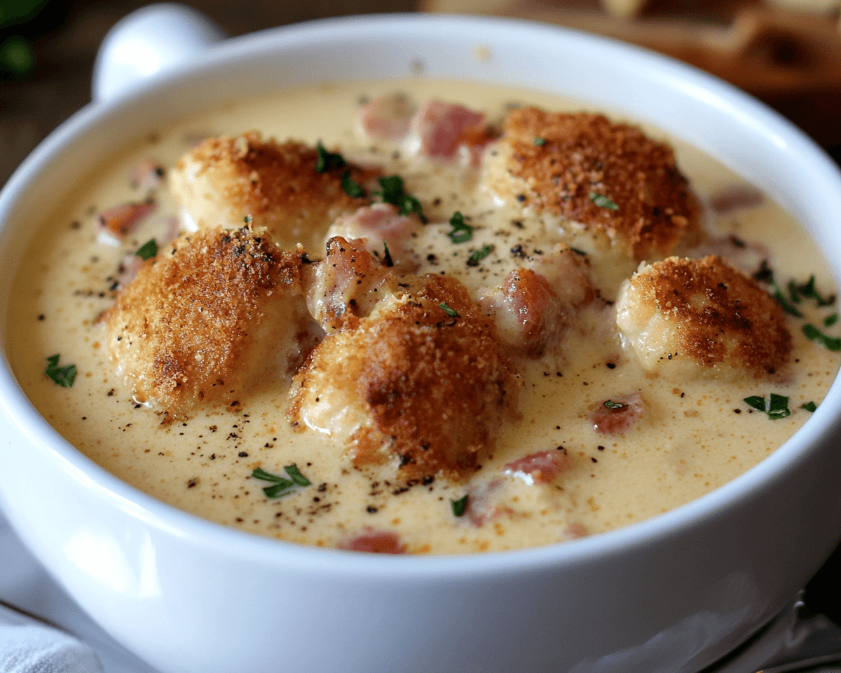 Chicken Cordon Bleu Soup