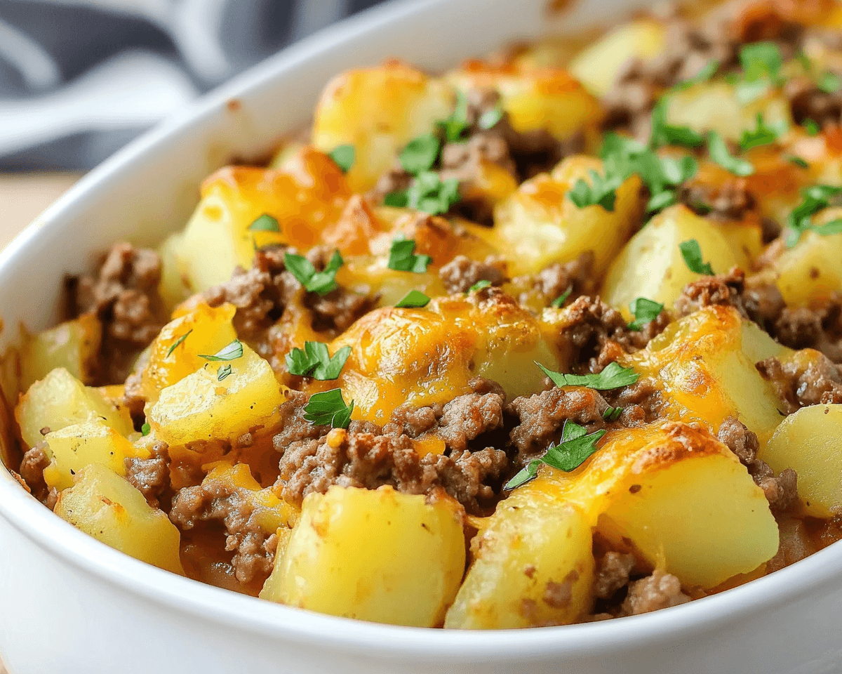 hamburger potato casserole