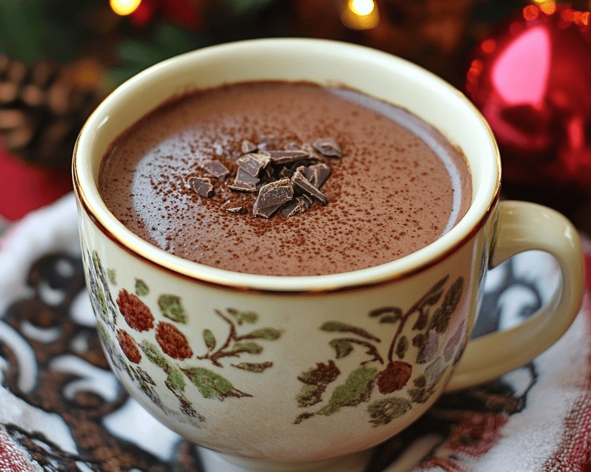 Thick Italian Hot Chocolate