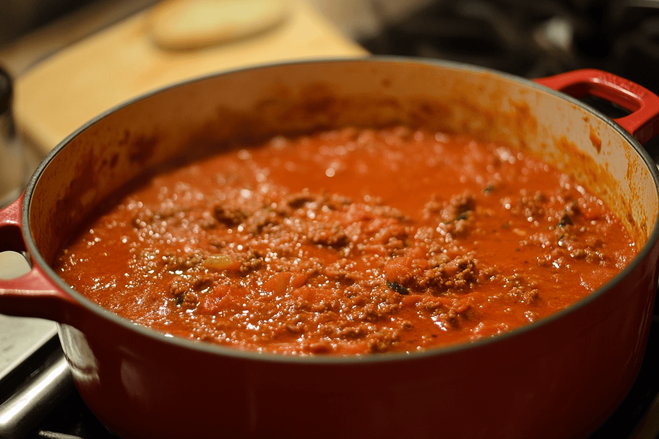 spaghetti meat sauce recipe