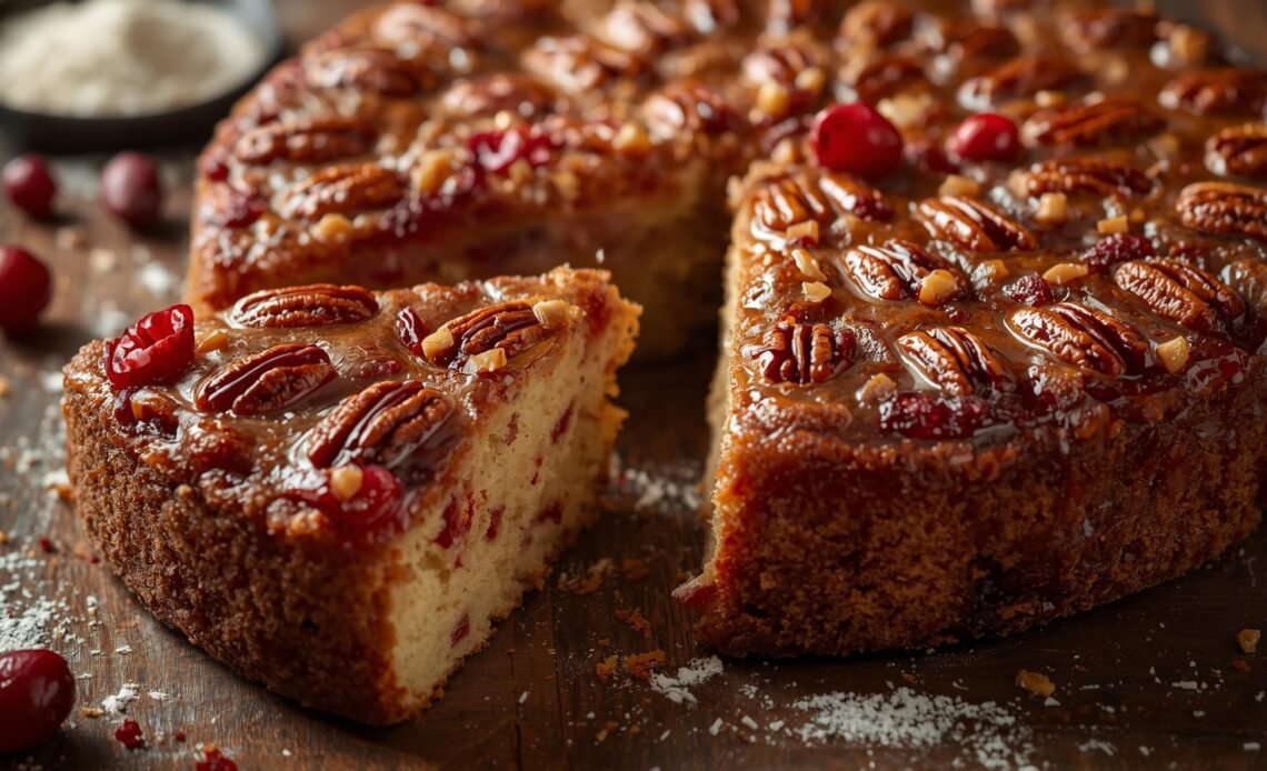 Cranberry Upside-Down Coffee Cake